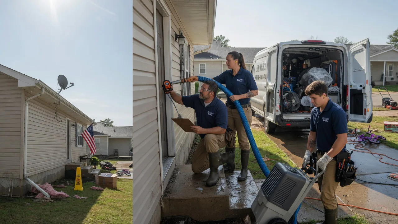 Ceiling Water Damage Restoration in Huntley, WY near me